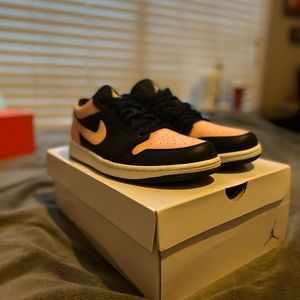 Light pink/Black Nike Air Jordans